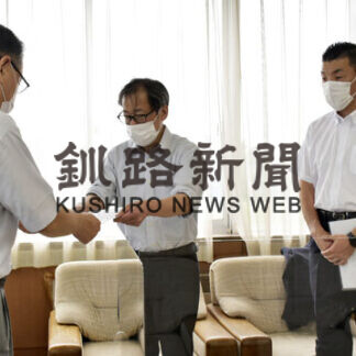 街路灯電気料金支援を　根室市に５商店街要請(2021-07-21)