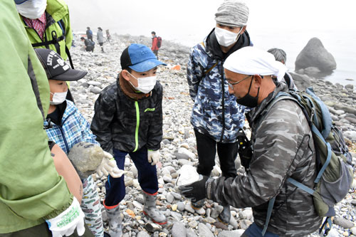 化石発見「うれしい」(2021-07-24)