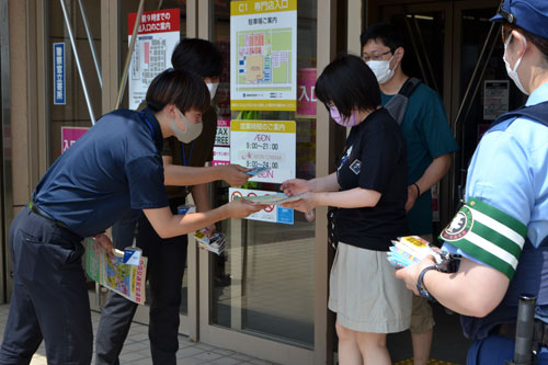 飲酒運転絶対しないで 釧路署など街頭啓発(2021-07-28)