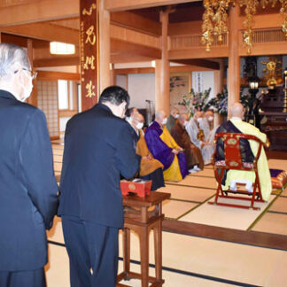 戦争海難物故者に祈り　遺族や関係者ら参列　追悼法要(2021-07-27)