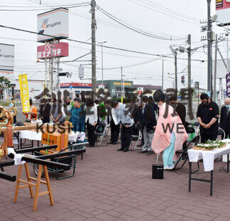 釧路八幡宮例大祭、神輿渡御はトラックで(2021-07-26)