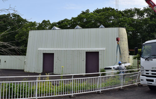 キリン舎改修7月末から本格化 10月完成、寄付780万円に(2021-07-23)