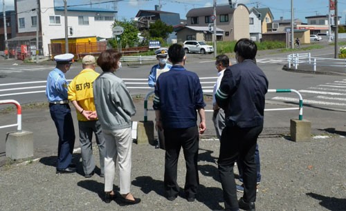 シートベル取り締まり強化 釧路署など死亡事故現場診断(2021-07-29)