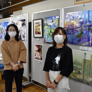 地域の魅力を再発見　釧路でイラスト展(2021-07-17)