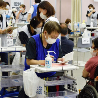 大規模会場最終日、４２日間で４万回接種(2021-08-01)