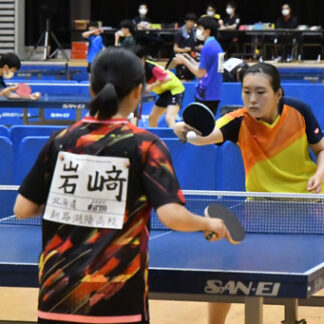 渡邊（釧明輝高）力発揮し頂点　卓球・釧路ジュニア選手権、女子は福田（釧景雲中）(2021-08-15)