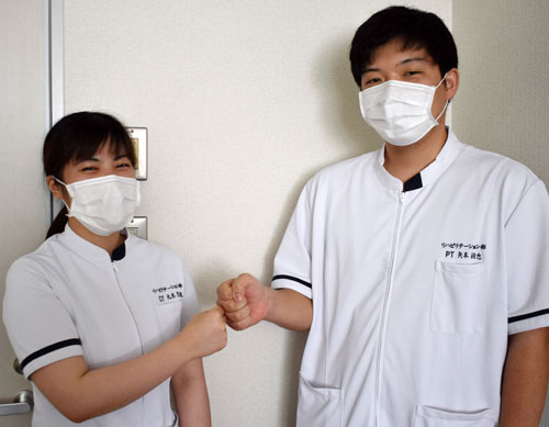 星が浦病院に徳島から研修生(2021-08-31)