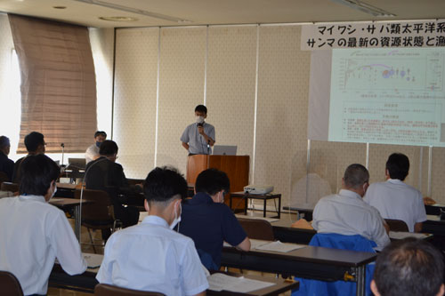 サンマ昨年より大きい 釧路で意見交換会(2021-08-06)