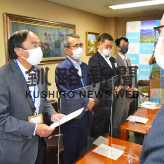 子供への感染防止強化を　市や市教委に要望　釧路市議会の日本共産党議員団(2021-08-25)