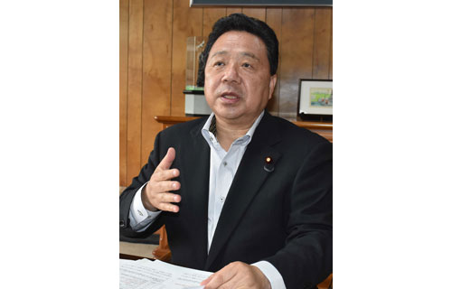 「交付金追加配分に高評価」 佐藤衆院議員来社(2021-08-29)