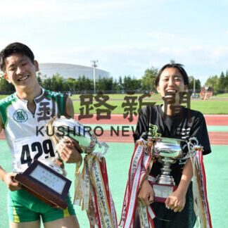 佐藤１００Ｖで最優秀、女子は２冠の菊池　釧路新人大会(2021-08-31)