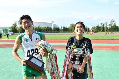 佐藤100Vで最優秀、女子は2冠の菊池 釧路新人大会(2021-08-31)