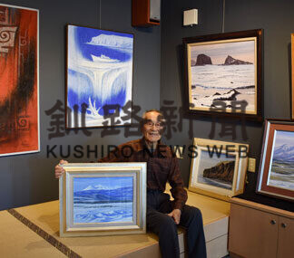 境信義さんが「米寿記念展」(2021-09-11)