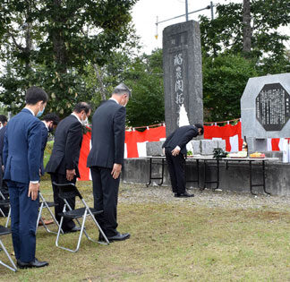 先人の労苦感謝 地域発展を願う(2021-09-03)