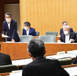 公共施設内の飲食禁止　感染対策本部会議(2021-10-01)