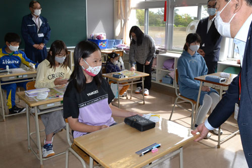 厚岸太田小で森林教室(2021-09-24)