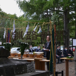 職務遂行の精神受け継ぐ　井上耕介先生の慰霊祭(2021-09-22)