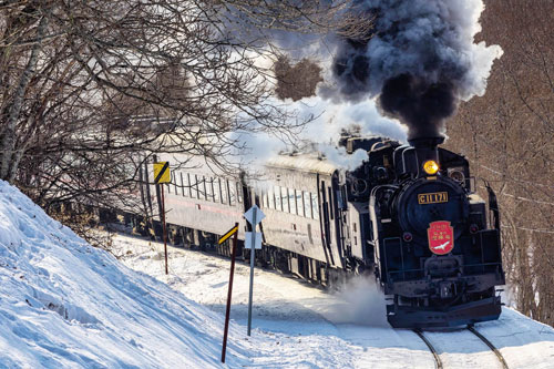 冬のSLフォトコン応募を 作品は記念切手に(2021-09-15)