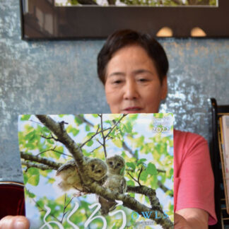 釧路の渡邊さん撮影フクロウカレンダー　採用17年目、22年版発売(2021-09-05)