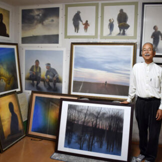 鶴居のパステル画家、千葉さんが作品展(2021-10-09)