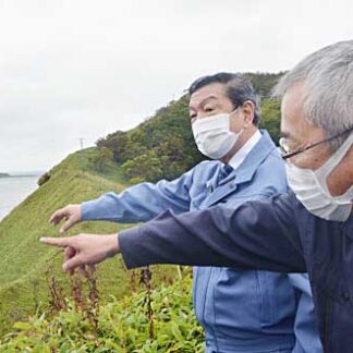 厚岸で赤潮被害調査　自民党７区支部(2021-10-03)