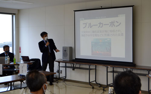 「海の森」の力で脱炭素 ブルーカーボン事業始動(2021-10-22)