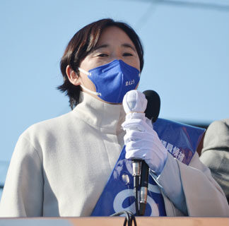 三つどもえ７区、政策訴え　舌戦スタート_1(2021-10-20)