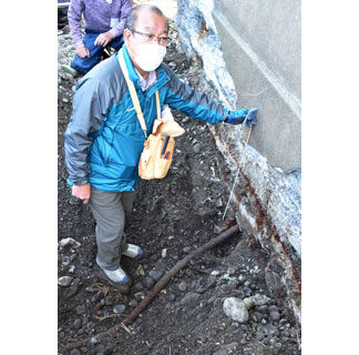 陸揚庫、初の発掘調査　開口部を確認(2021-10-10)