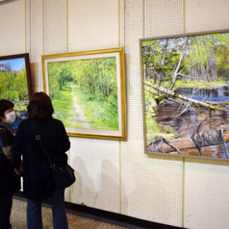 奈良さんに最高賞　水彩画展１０９点　日本水彩画会釧路支部(2021-10-22)