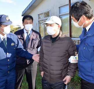 高齢者捜索の手順確認　音別地区で模擬訓練(2021-10-13)