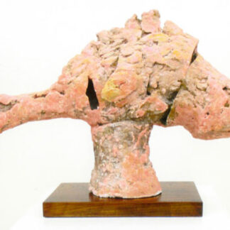 石橋さん立体作品佳作に　サケの遡上表現　東京の「自由美術展」(2021-10-22)