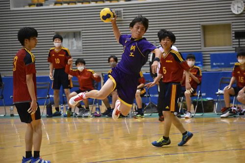 釧工2年ぶり優勝 ハンドボール清水杯(2021-10-25)