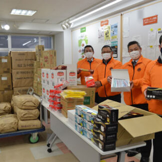 　釧路ぬさまいライオンズクラブが道教大釧路校に食料品や日用品寄贈(2021-11-28)