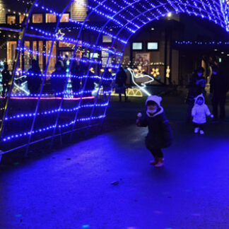 Ｘマスイルミ華やか(2021-12-04)