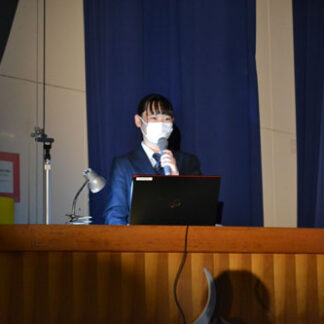 研究成果堂々と　明輝高研究で発表会(2021-12-20)