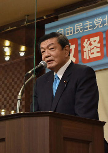 伊東氏「道内12議席で面目」 自民7区支部が政経セミナー(2021-12-05)