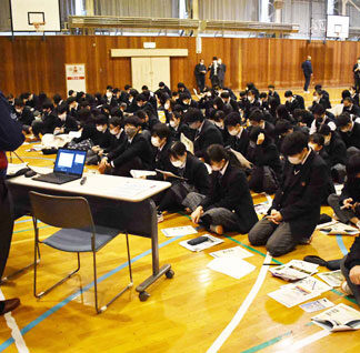 水害時の対応学ぶ　標茶高で一日防災学校(2021-12-18)