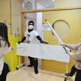 発達支援センターで不審者対応訓練(2021-12-08)