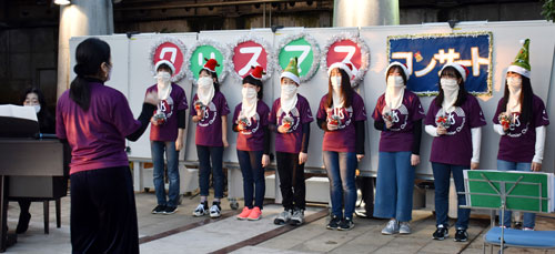 EGGコンサート、歌や演奏でXマス気分(2021-12-05)