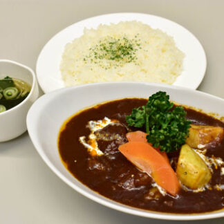 スワン４４ねむろ月替わりランチ、今月はビーフシチュー(2021-12-02)