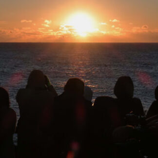 元旦に納沙布岬で初日詣 ２年ぶりに太鼓保存会演奏(2021-12-11)