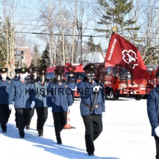 消防団員ら意識高く　標津で出初め式(2022-01-08)