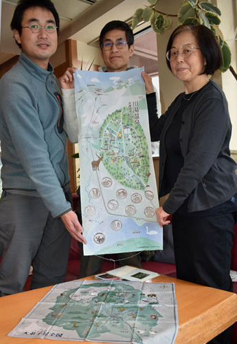 手ぬぐいマップで常連獲得 川湯温泉の魅力アピール(2022-01-09)