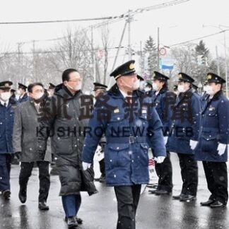 消防団員ら防災意識高め決意新た　２年ぶり出初め式(2022-01-07)