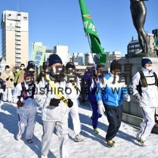 釧路走ろう会が「新年走り初め会」(2022-01-04)