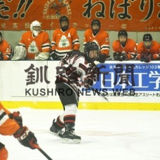 釧路勢、氷上で躍動　全国高校アイスホッケー_1(2022-01-23)