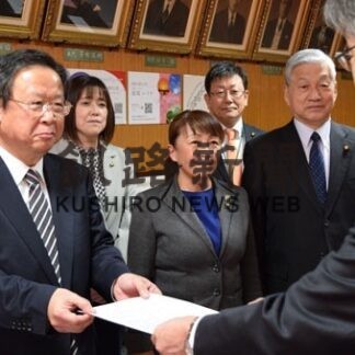 コロナ対策で要望書　公明党議員団が市に提出(2022-01-16)