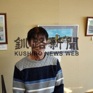 濱野さんが水彩画展(2022-02-01)