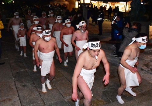 初走会勇ましく 根室金刀比羅神社(2022-01-03)