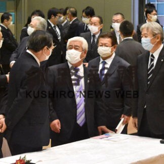 中標津町が新年交礼会(2022-01-11)